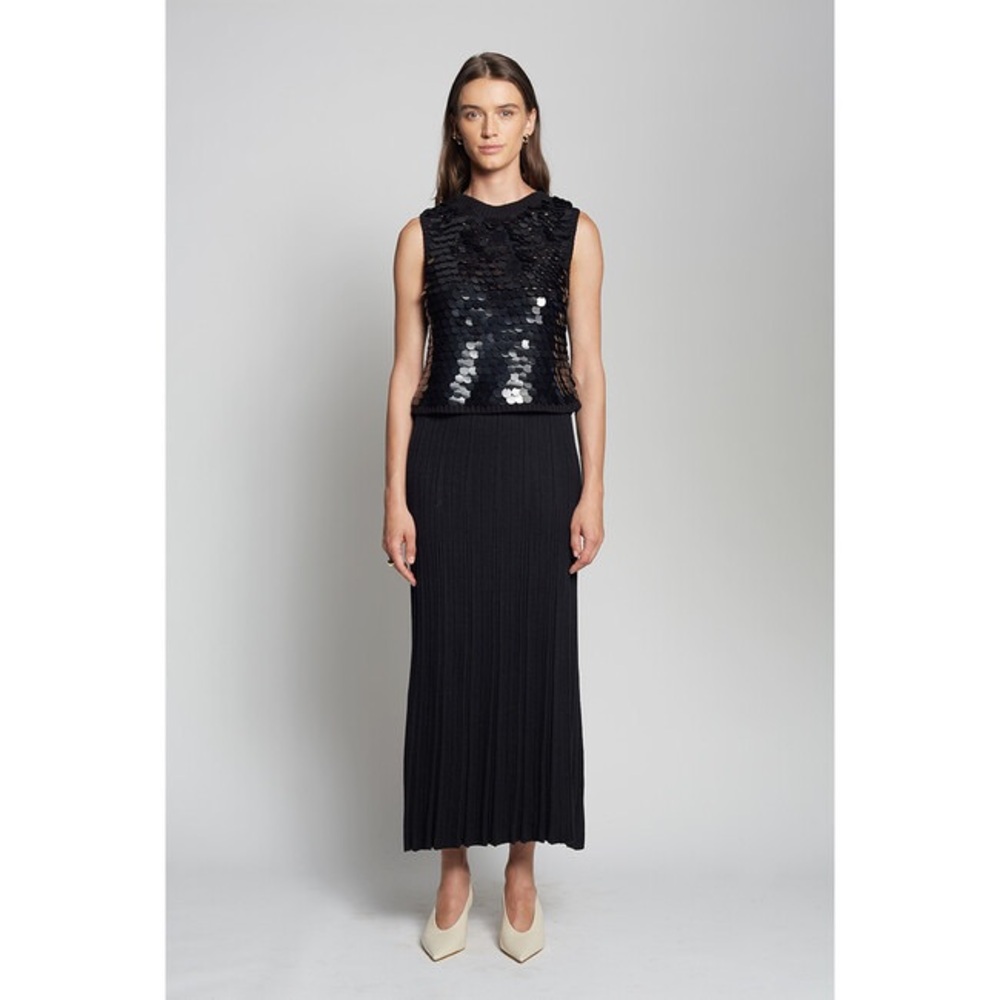 Marc Jacob Black sequin Sheer back top